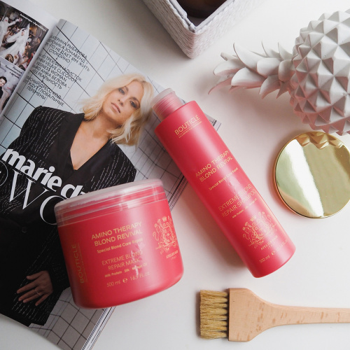 Шампунь для экстремально поврежденных осветленных волос /BOUTICLE (Бутикле) Extreme Blond Repair Shampoo 300 мл фото 4